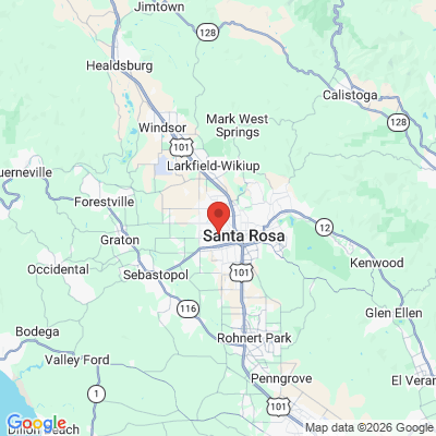 Map to Stony Point Dental Care office in Santa Rosa, CA