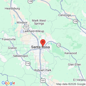 Map to NorCal Pediatric Dentistry office in Santa Rosa, CA