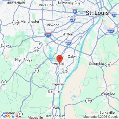 Map to  office in Arnold, MO