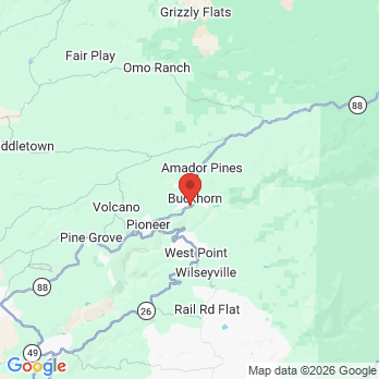 Map to Meadow Vista Dental Office office in Pioneer, CA