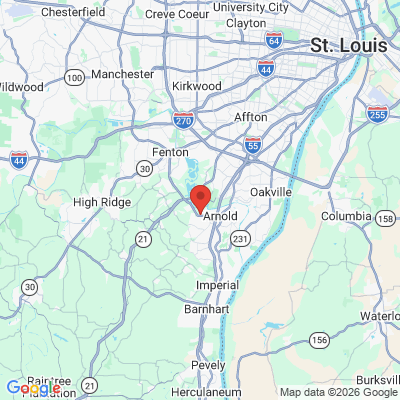 Map to  office in Arnold, MO