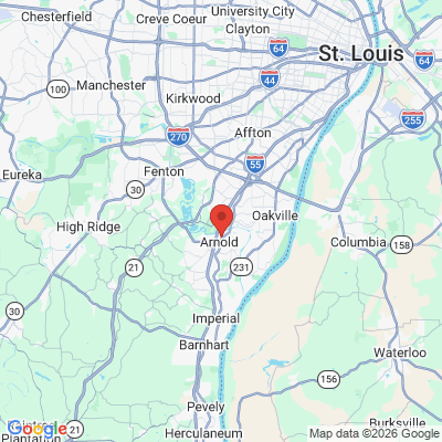 Map to  office in Arnold, MO