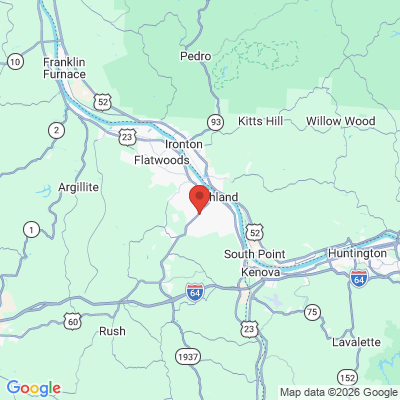 Map to  office in Ashland, KY
