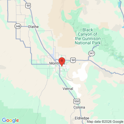 Map to  office in Montrose, CO