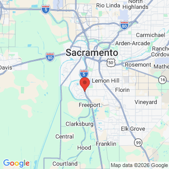 Map to dental excellence of greenhaven office in Sacramento, CA