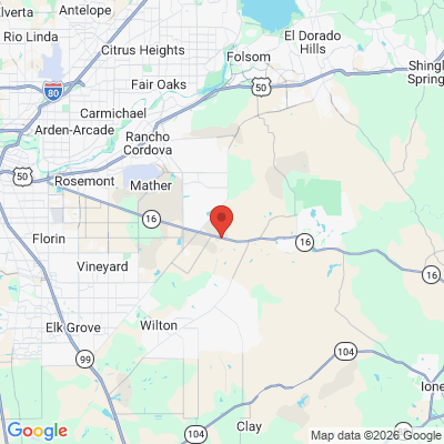 Map to  office in Sloughhouse, CA
