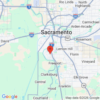 Map to Craig S. Makishima, D.D.S. office in Sacramento, CA