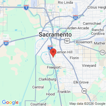 Map to CURTIS DENTAL office in Sacramento, CA