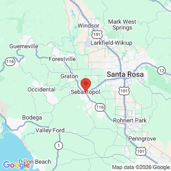 Map to Primary Office office in Sebastopol, CA