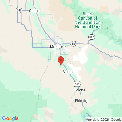 Map to  office in Montrose, CO