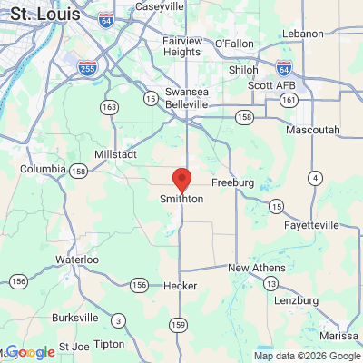 Map to  office in Smithton, IL