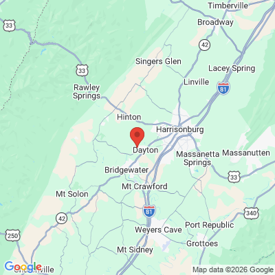 Map to  office in Dayton, VA