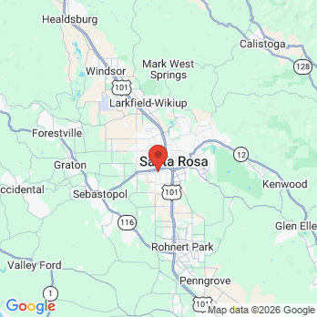 Map to Sai Dental Care Inc office in Santa Rosa, CA