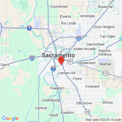 Map to  office in Sacramento, CA