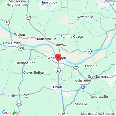 Map to  office in Washington, MO