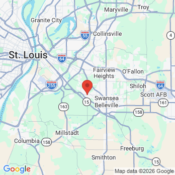 Map to New Day Family Dental, LLC office in Belleville, IL