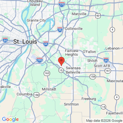 Map to  office in Belleville, IL