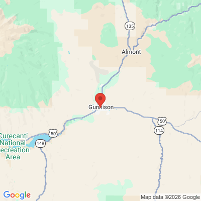 Map to  office in Gunnison, CO
