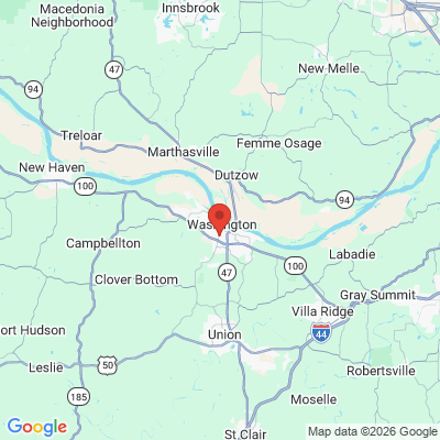 Map to  office in Washington, MO