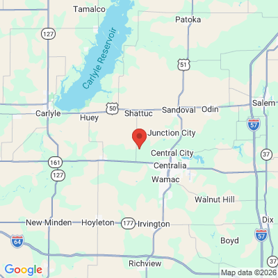 Map to  office in Centralia, IL