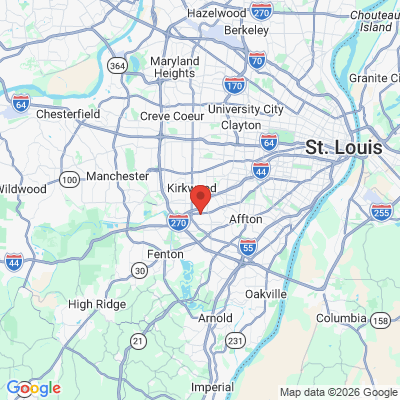 Map to  office in St. Louis, MO