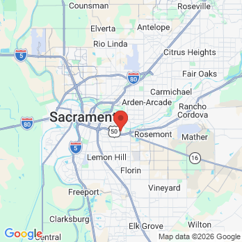 Map to Royal Dental Group office in Sacramento, CA