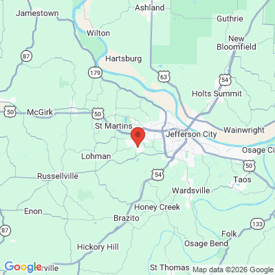 Map to  office in Jefferson City, MO