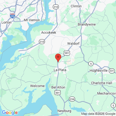 Map to  office in La Plata, MD