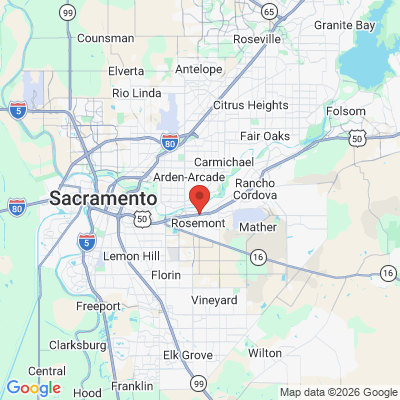 Map to  office in Sacramento, CA