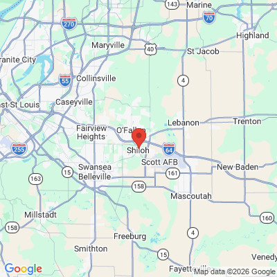 Map to  office in O'fallon, IL