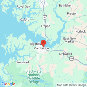 Map to HYUN M. BAE, DDS office in Cambridge, MD