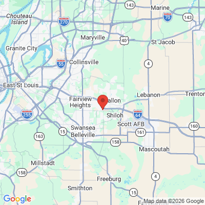Map to  office in O'fallon, IL