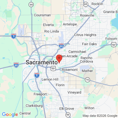 Map to  office in Sacramento, CA