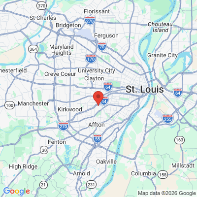 Map to  office in Shrewsbury, MO