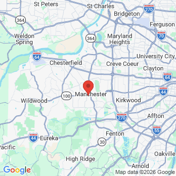 Map to Ballwin Dentist - Angelina Anisimova, DDS office in Ballwin, MO