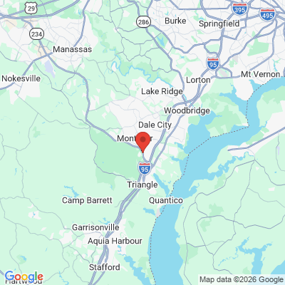 Map to  office in Dumfries, VA