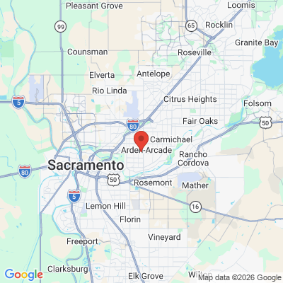 Map to  office in Sacramento, CA