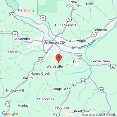 Map to  office in Jefferson City, MO