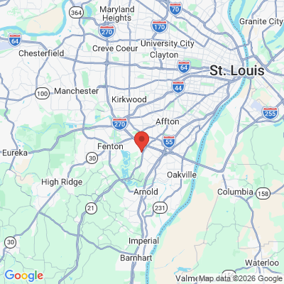 Map to  office in St. Louis, MO
