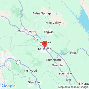 Map to St Helena Dental Studio office in St. Helena, CA