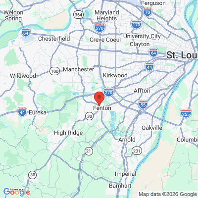Map to  office in Fenton, MO