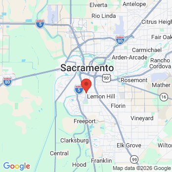 Map to Sonney L Chong office in Sacramento, CA