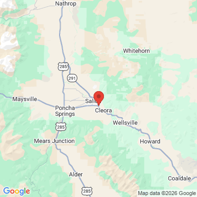 Map to  office in Salida, CO