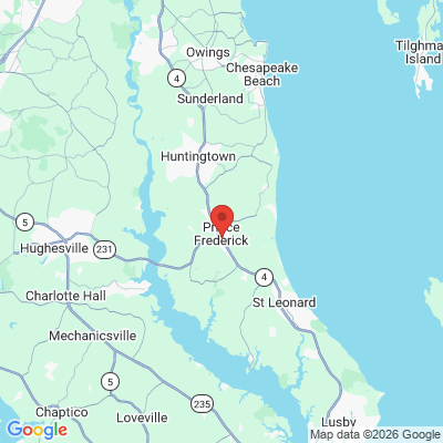 Map to  office in Calvert Dentistry