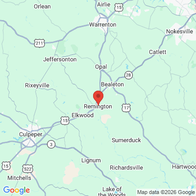 Map to  office in Remington, VA