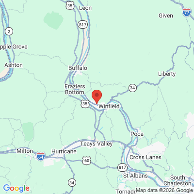 Map to  office in Eleanor, WV