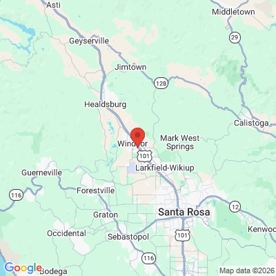Map to  office in Windsor, CA