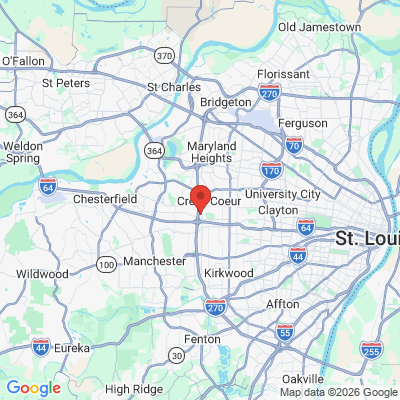 Map to  office in St. Louis, MO