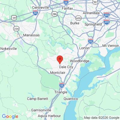 Map to  office in Dale City, VA