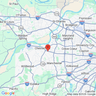 Map to  office in Chesterfield, MO